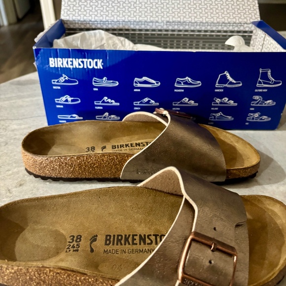 NEW BIRKENSTOCK CATALINA BS GRACEFUL TAUPE SIZE 38 - Picture 4 of 7